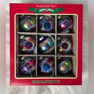 Christopher Radko Vintage Style Shiny Brite Ornaments | NWT